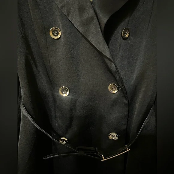 Bebe X Naven Double Breasted Trench Dress Size 10 LIKE NWT! - Picture 3 of 10